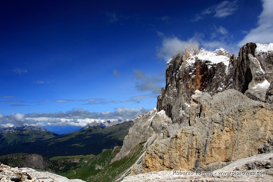 35 Dal Cimon al Passo Rolle.JPG